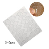 Maxbell Maxbell 240Pcs Transparent Double Sided Fake Nail Tabs Glue Sticker Tips Extension