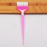 Maxbell Maxbell 4 Colors Clear Coloring Comb Dyeing Comb Pink