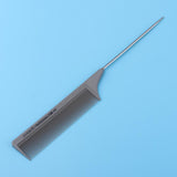 Maxbell Maxbell Anti Static Plastic Carbon Hair Pick Comb Teasing Backcombing Brush 22.8cm