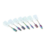 Maxbell Maxbell 7pcs Nail Files Drill Bit Acrylic UV Gels Removing Manicure Grinding Head Rainbow
