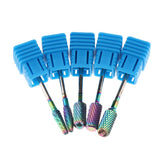 Maxbell Maxbell 5Pcs/set Carbide Nail Drill Bits Grinding Heads for Electric Files Gradient