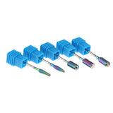 Maxbell Maxbell 5Pcs/set Carbide Nail Drill Bits Grinding Heads for Electric Files Gradient