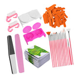 Maxbell Maxbell Lots of Beauty Manicure Nail Brush,Art Pen,Files,Cup,Nail Art Tools Green