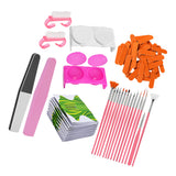 Maxbell Maxbell Lots of Beauty Manicure Nail Brush,Art Pen,Files,Cup,Nail Art Tools Green