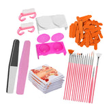 Maxbell Maxbell Lots of Beauty Manicure Nail Brush,Art Pen,Files,Cup,Nail Art Tools Orange