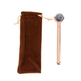 Maxbell Maxbell Face Eye Massage Jade  Wand Pen Wrinkle Dark Circles Puffiness Relief Blue