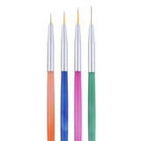 Maxbell Maxbell 4pcs DIY Nail Art Liner Brush UV Gel Polish Painting Drawing Designing Pens