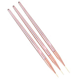 Maxbell Maxbell 3x Pro UV Gel Polish Nail Art Paint Drawing Detailing Brushes Dotting Pen