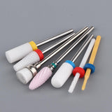 Maxbell Maxbell 7Pcs Ceramic Nail Drill Bits Polishing Head for Electric Nail Machine A