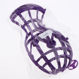 Maxbell Folding Wig Holder Wig Drying Stand Wig Accessory Hat Display Rack Purple