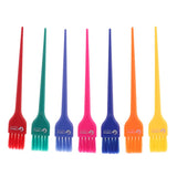 Maxbell Maxbell 7pcs Salon Hair Dye Coloring Brushes Colorful DIY Highlight Tint Brush Comb M