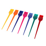 Maxbell Maxbell 7pcs Salon Hair Dye Coloring Brushes Colorful DIY Highlight Tint Brush Comb M