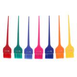 Maxbell Maxbell 7pcs Salon Hair Dye Coloring Brushes Colorful DIY Highlight Tint Brush Comb L