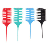 Maxbell Maxbell 4pcs Pro Hair Weaving Sectioning Coloring Comb Salon Stylist Styling Tools