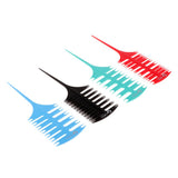 Maxbell Maxbell 4pcs Pro Hair Weaving Sectioning Coloring Comb Salon Stylist Styling Tools