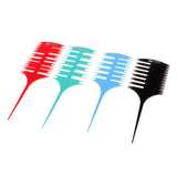 Maxbell Maxbell 4pcs Pro Hair Weaving Sectioning Coloring Comb Salon Stylist Styling Tools