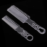 Maxbell Maxbell Plastic Flattop Hair Cutting Comb Barbers Hairdresser Clipper Comb Detangler