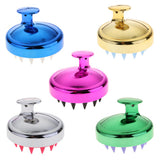 Maxbell Maxbell Silicone Scalp Shampoo Massage Brush Washing Massager Hair Comb Rose Red