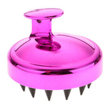 Maxbell Maxbell Silicone Scalp Shampoo Massage Brush Washing Massager Hair Comb Rose Red