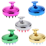 Maxbell Maxbell Silicone Scalp Shampoo Massage Brush Washing Massager Hair Comb Rose Red