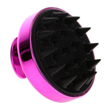 Maxbell Maxbell Silicone Scalp Shampoo Massage Brush Washing Massager Hair Comb Rose Red
