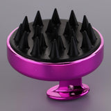 Maxbell Maxbell Silicone Scalp Shampoo Massage Brush Washing Massager Hair Comb Rose Red