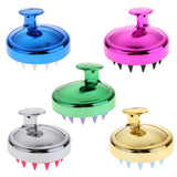 Maxbell Maxbell Silicone Scalp Shampoo Massage Brush Washing Massager Hair Comb Rose Red