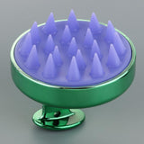 Maxbell Maxbell Silicone Scalp Shampoo Massage Brush Washing Massager Hair Comb Green