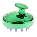Maxbell Maxbell Silicone Scalp Shampoo Massage Brush Washing Massager Hair Comb Green