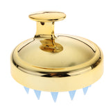 Maxbell Maxbell Silicone Scalp Shampoo Massage Brush Washing Massager Hair Comb Gold