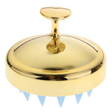 Maxbell Maxbell Silicone Scalp Shampoo Massage Brush Washing Massager Hair Comb Gold