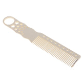 Maxbell Professional Fine Tooth Barber Styling Comb for Men Women Anti-static Beige