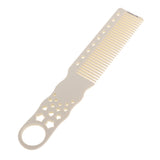 Maxbell Maxbell Professional Fine Tooth Barber Styling Comb for Men Women Anti-static Beige