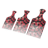 Maxbell Maxbell Men Women Oily Hair Comb Hairdressing Slick Back Hairstyle Brush Tool L