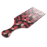 Maxbell Maxbell Men Women Oily Hair Comb Hairdressing Slick Back Hairstyle Brush Tool L