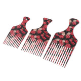 Maxbell Maxbell Men Women Oily Hair Comb Hairdressing Slick Back Hairstyle Brush Tool L