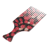 Maxbell Men Women Oily Hair Comb Hairdressing Slick Back Hairstyle Brush Tool 2 Size