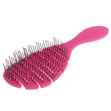 Maxbell Maxbell Anti-static Scalp Massage Hair Brush Comb for Curly Straight Hair Rose Red