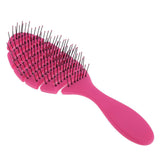 Maxbell Maxbell Anti-static Scalp Massage Hair Brush Comb for Curly Straight Hair Rose Red