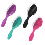 Maxbell Maxbell Anti-static Scalp Massage Hair Brush Comb for Curly Straight Hair Rose Red