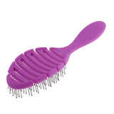 Maxbell Maxbell Anti-static Scalp Massage Hair Brush Comb for Curly Straight Hair Purple