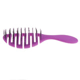 Maxbell Maxbell Anti-static Scalp Massage Hair Brush Comb for Curly Straight Hair Purple