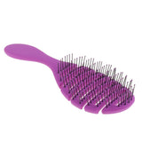 Maxbell Maxbell Anti-static Scalp Massage Hair Brush Comb for Curly Straight Hair Purple
