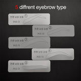 Maxbell Maxbell 10pcs Eyebrow Shaping Stencils Grooming Kit Brow Shaper Definition Templates