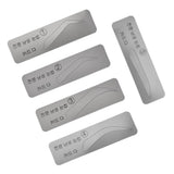 Maxbell Maxbell 10pcs Eyebrow Shaping Stencils Grooming Kit Brow Shaper Definition Templates