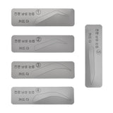 Maxbell Maxbell 10pcs Eyebrow Shaping Stencils Grooming Kit Brow Shaper Definition Templates