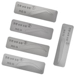 Maxbell Maxbell 10pcs Eyebrow Shaping Stencils Grooming Kit Brow Shaper Definition Templates