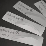 Maxbell Maxbell 10pcs Eyebrow Shaping Stencils Grooming Kit Brow Shaper Definition Templates