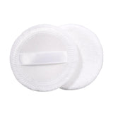 Maxbell Maxbell 5Pcs Cotton Makeup Powder Puff with Strap Blush Loose Powder Blending Puff White