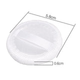 Maxbell Maxbell 5Pcs Cotton Makeup Powder Puff with Strap Blush Loose Powder Blending Puff White